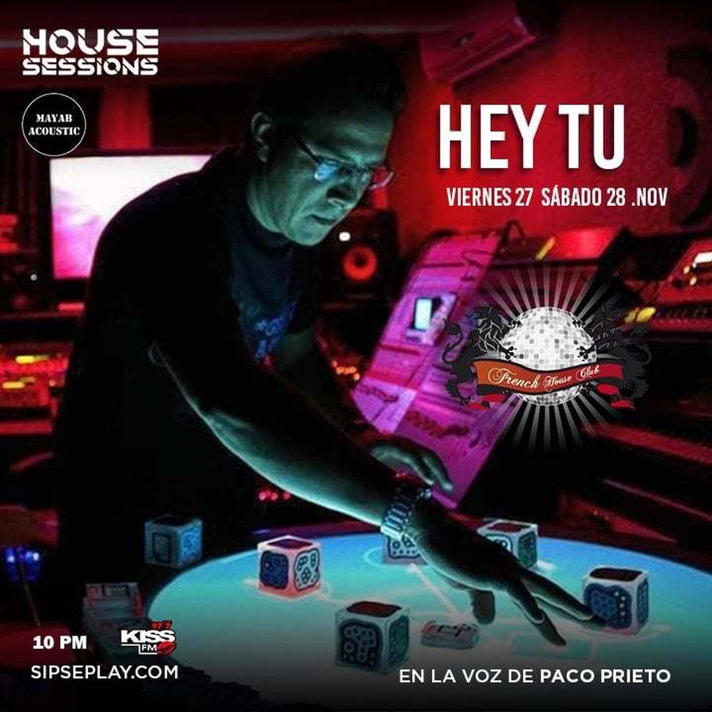 Hey Tu! DJ Set @ House Sessions on Kiss FM Merida /included Interview (spanish) episode artwork