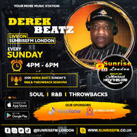 Derek Beatz - Sun13th Sept 2026 by SunriseFm London