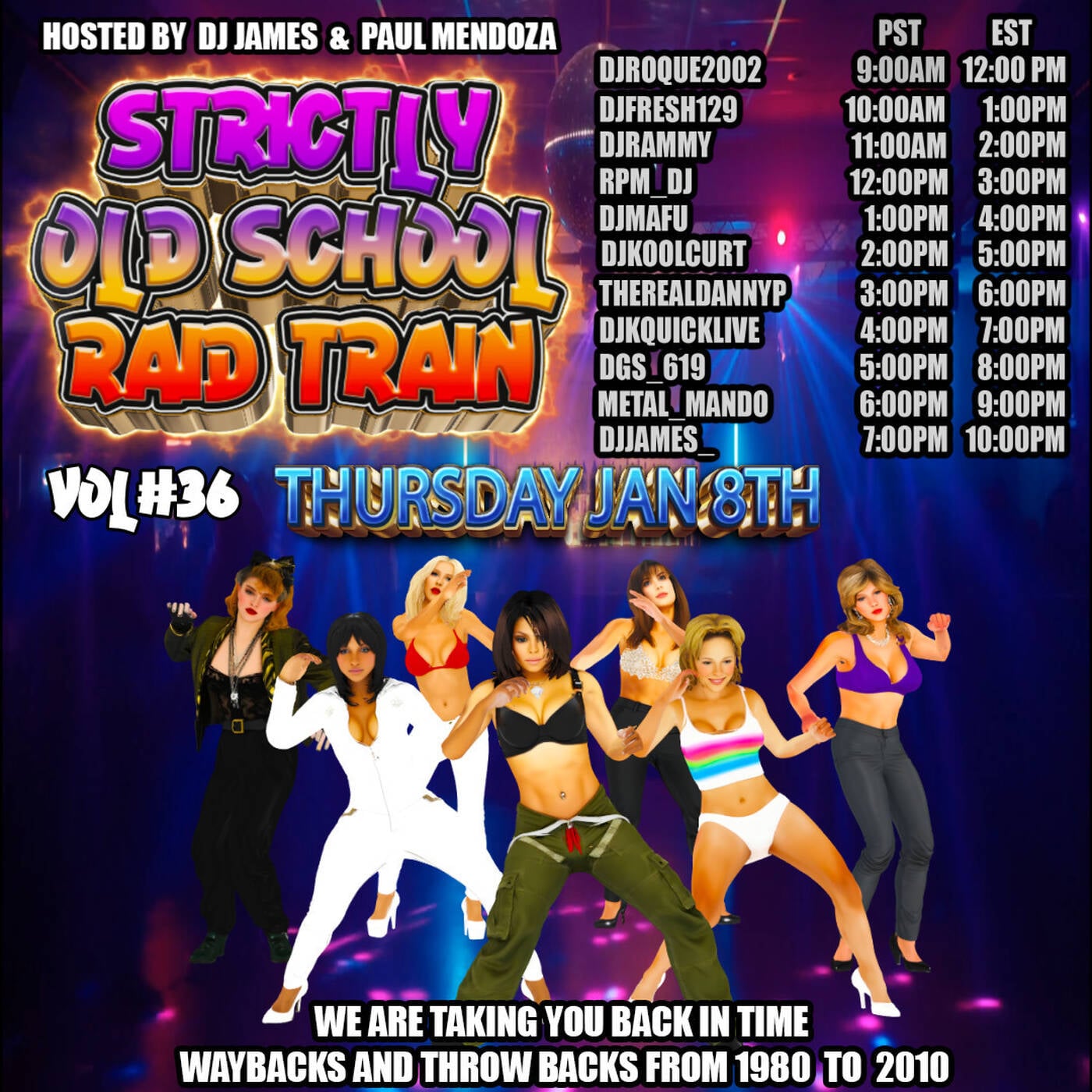 STRICTLY OLD SCHOOLRAID️TRAINVOL.36 Powered By @paulmendoza51 & @DJJames_7-8PMEST‼️(JAN 8, 2026) episode artwork