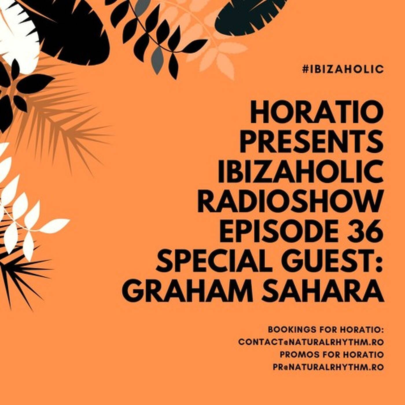 IBIZAHOLIC RADIOSHOW EPISODE 36 SPECIAL GUEST GRAHAM SAHARA episode artwork