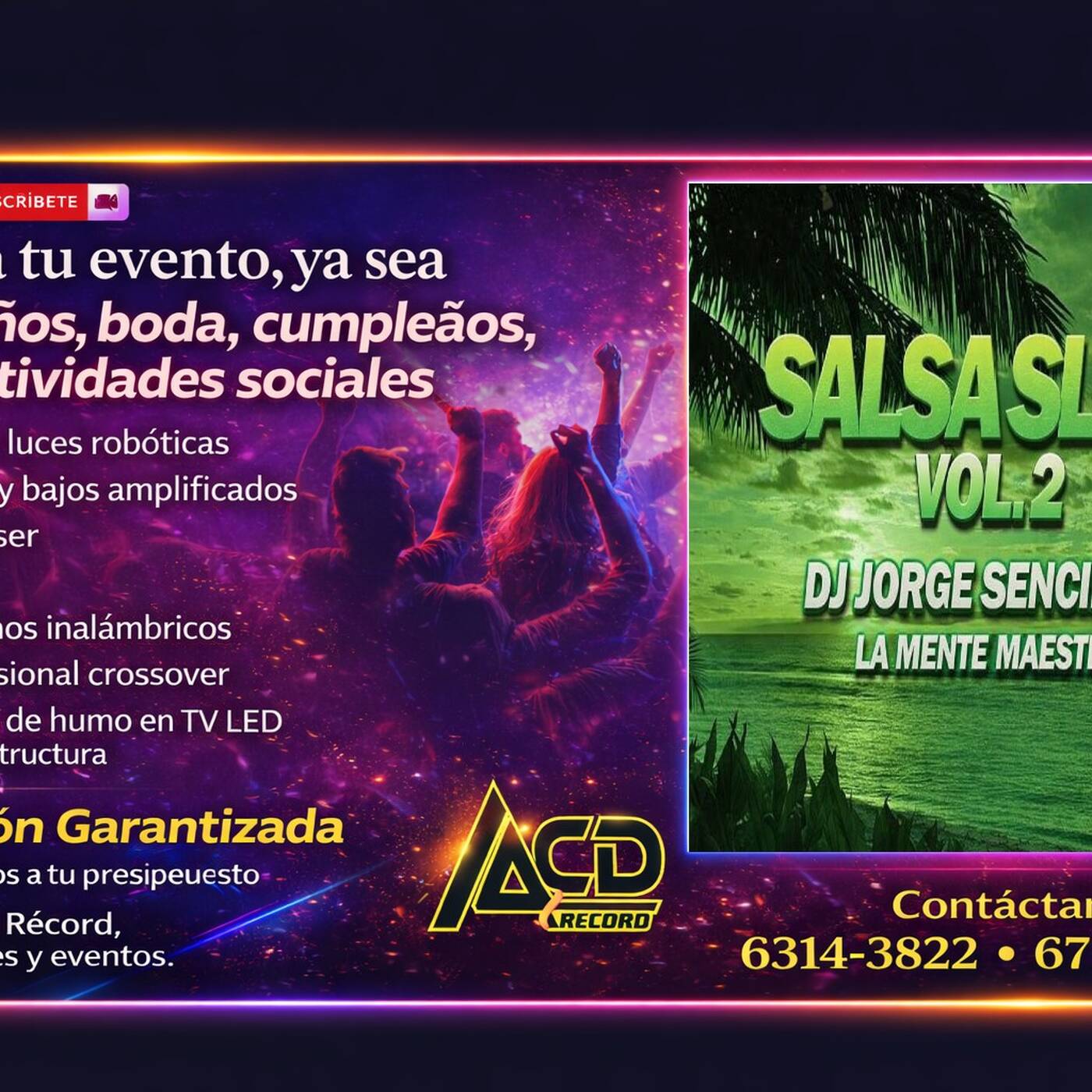 SALSA SLOW VOL. 2 - DJ JORGE SENCILLEZ LA MENTE MAESTRA