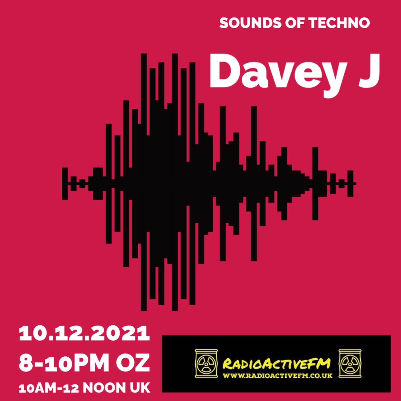 Davey J - Techno sounds - 10.12.2021 episode artwork