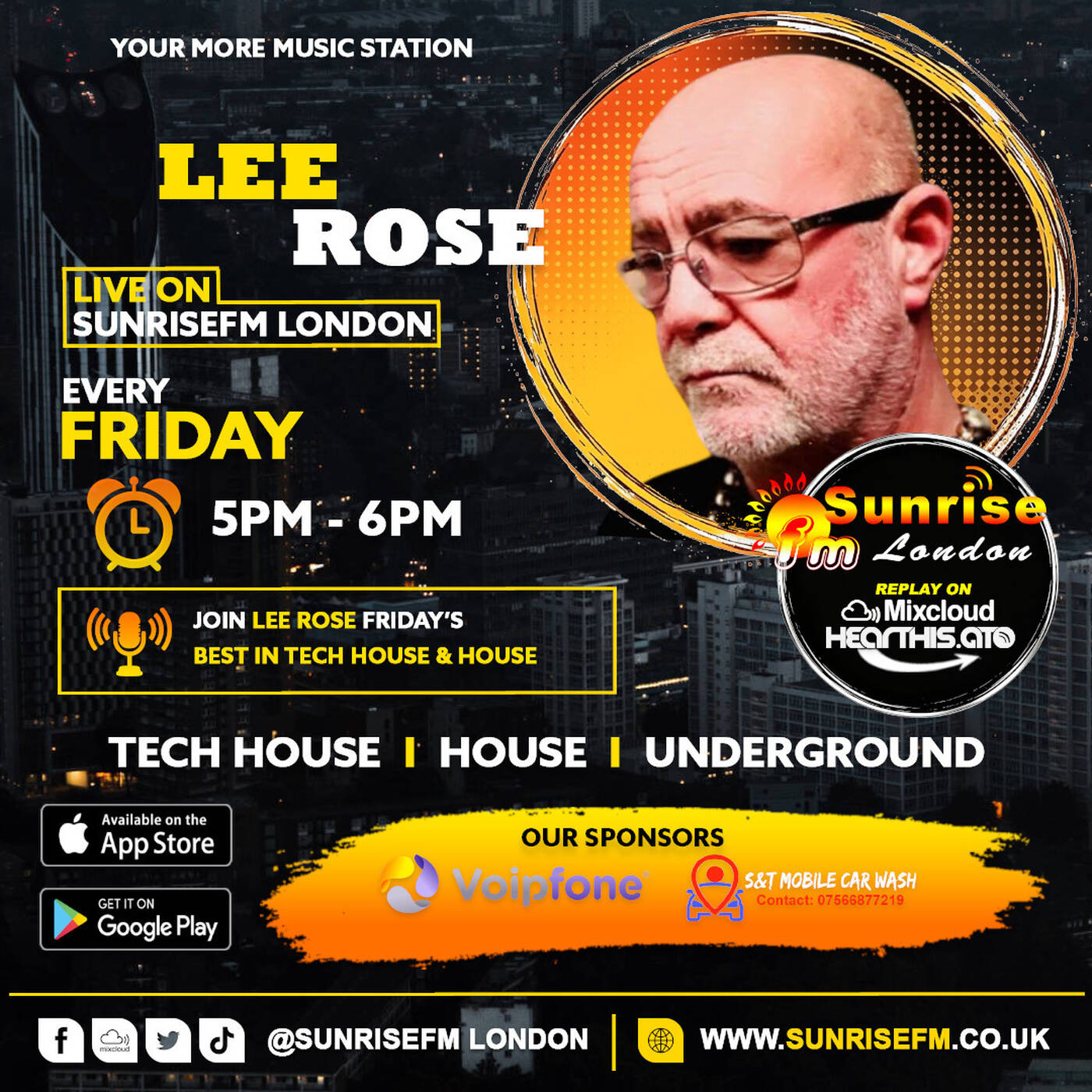 Lee Rose - Fri 14th Aug 2026