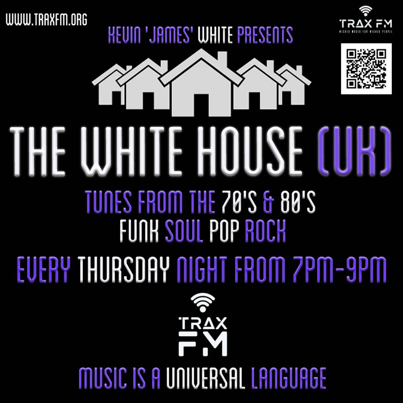Kev White's The White House Show Replay On www.traxfm.org - 12th October 2023 episode artwork
