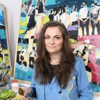 AGA SZOT - Visual Artist &amp; Painter - THE ICON FACTORY &amp; THE ICON WALK - Dublin - [ IRELAND ] by Radio X Interviews