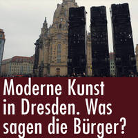 Was sagen Dresdner Bürger zu den Kunstprojekten "Monument" und "Lampedusa 361"? by eingeschenkt.tv