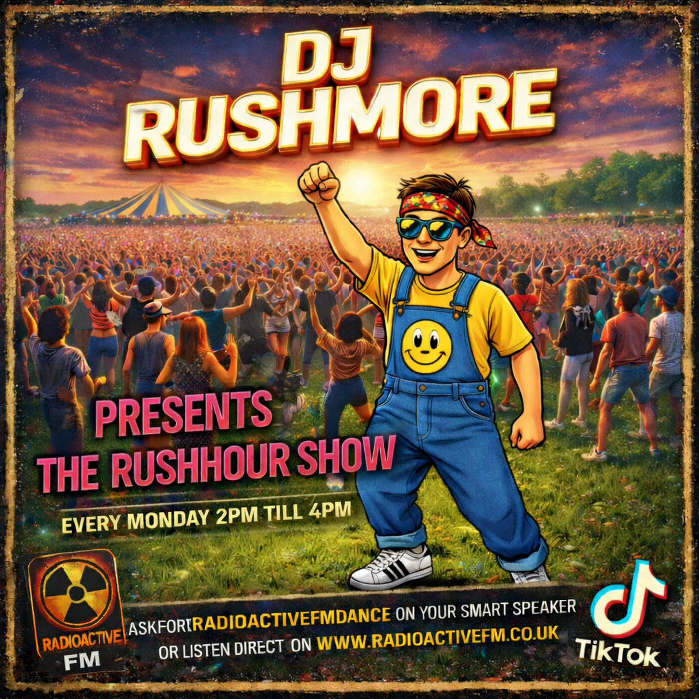 01,02,2026  DJ RUSHMORE presents THE RUSH HOUR live on www.radioactivefm.co.uk episode artwork