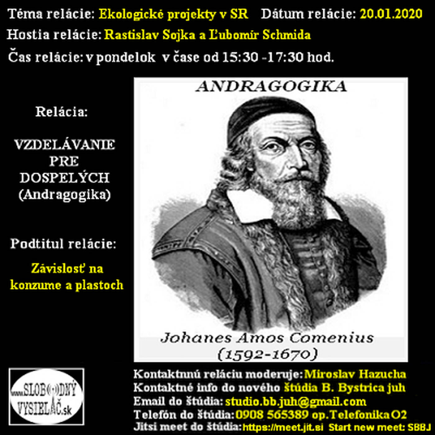 Vzdelávanie pre dospelých 180 - 2020-01-20 Ekologické projekty v SR... episode artwork