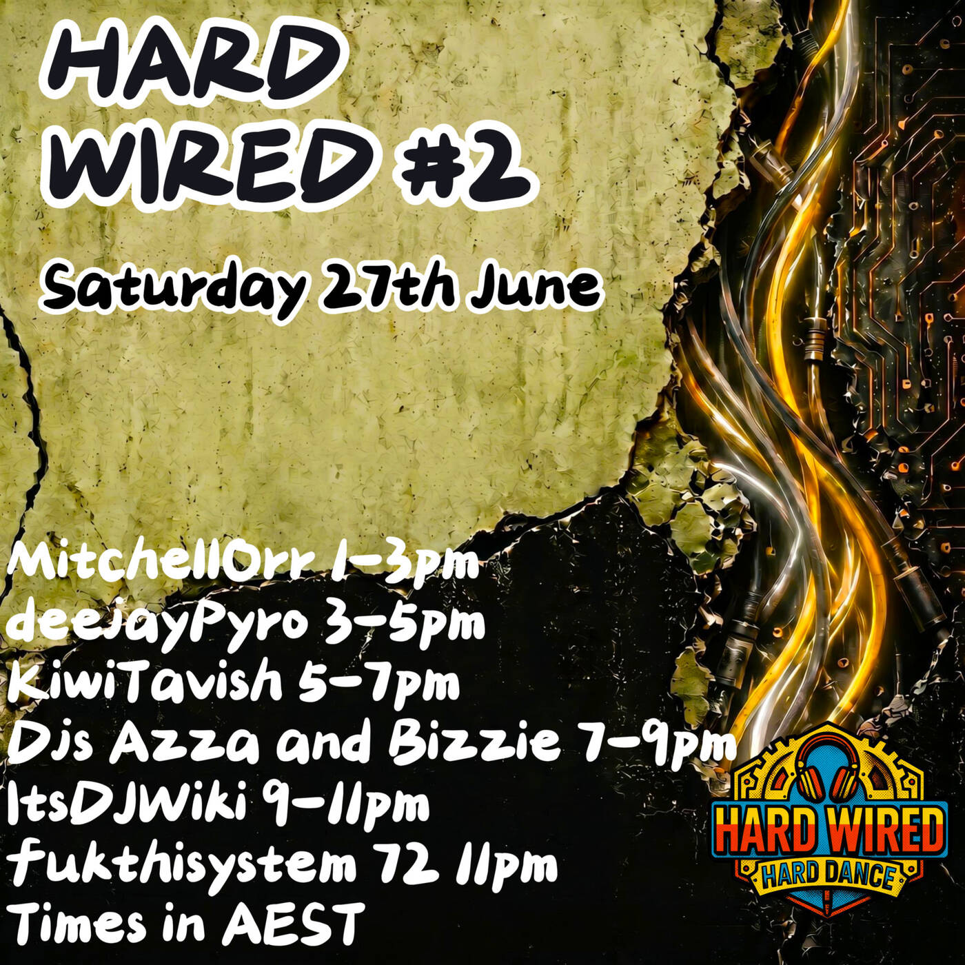 Azza and Bizzie Hard Wired HH 27th June 2026 episode artwork