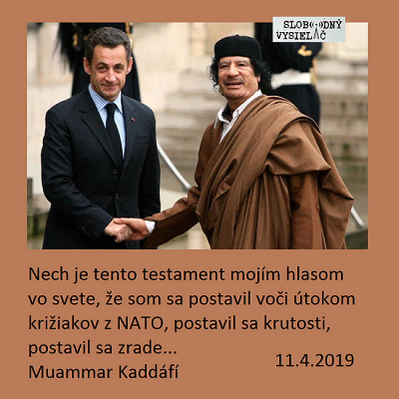Opony 249 - 2019-04-11 Kaddáfího testament… episode artwork