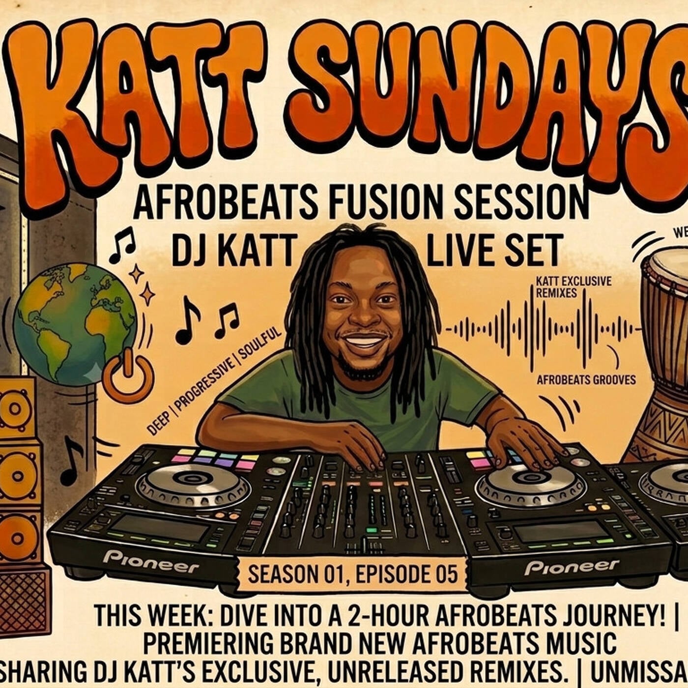 KATT SUNDAYS S01, E05 (New Afrobeats & Katt Exclusives) episode artwork
