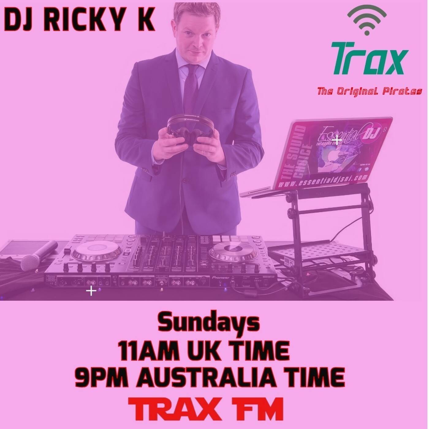 DJ Ricky K Show Replay on traxfm.org – 14th September 2025 episode artwork