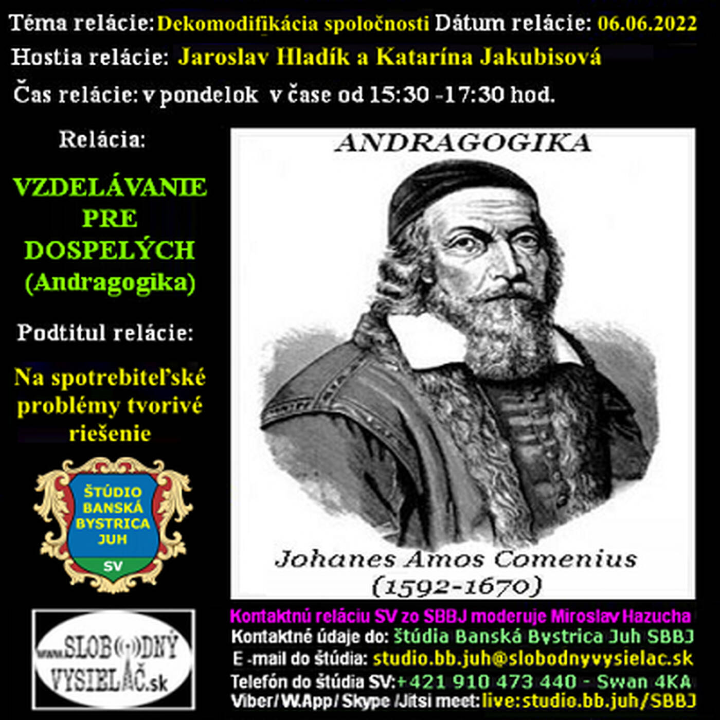 Vzdelávanie pre dospelých 303 - 2022-06-06 Dekomodifikovanie spoločnosti episode artwork