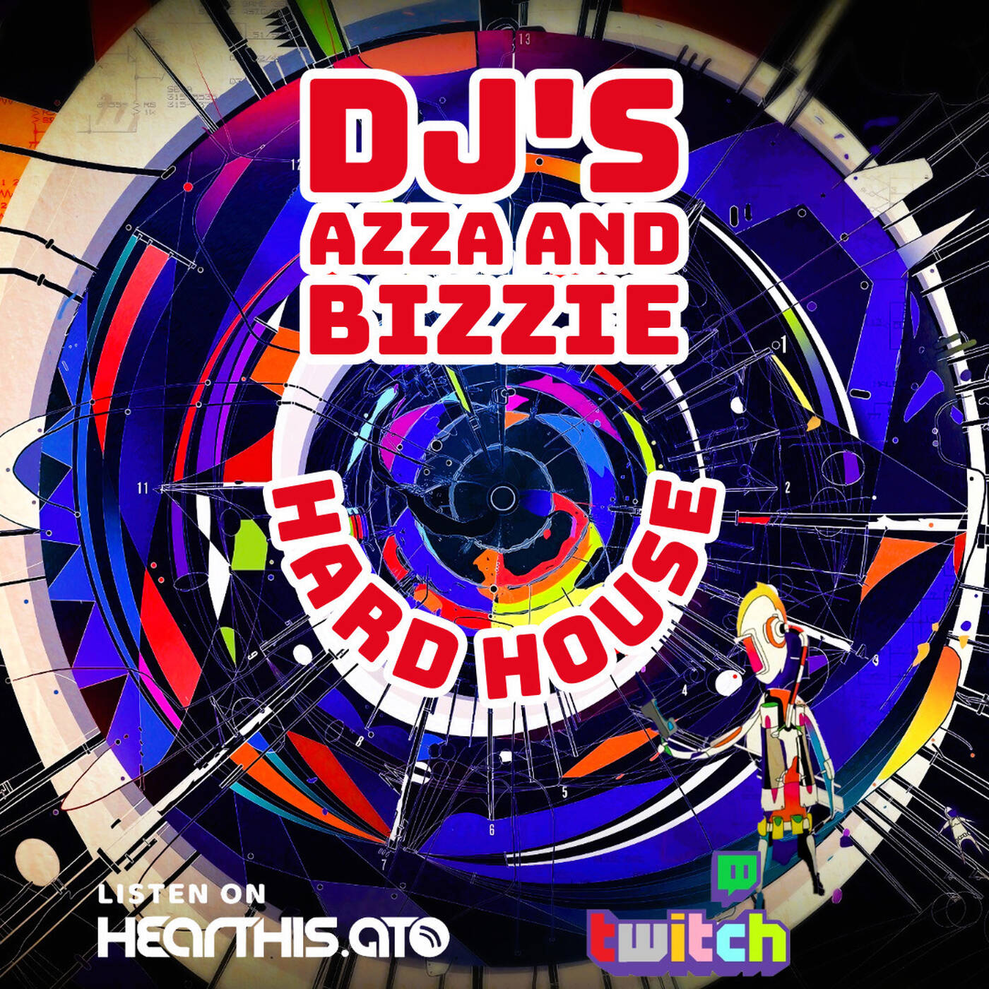 Azza and Bizzie Hard House 7th March 2026 episode artwork