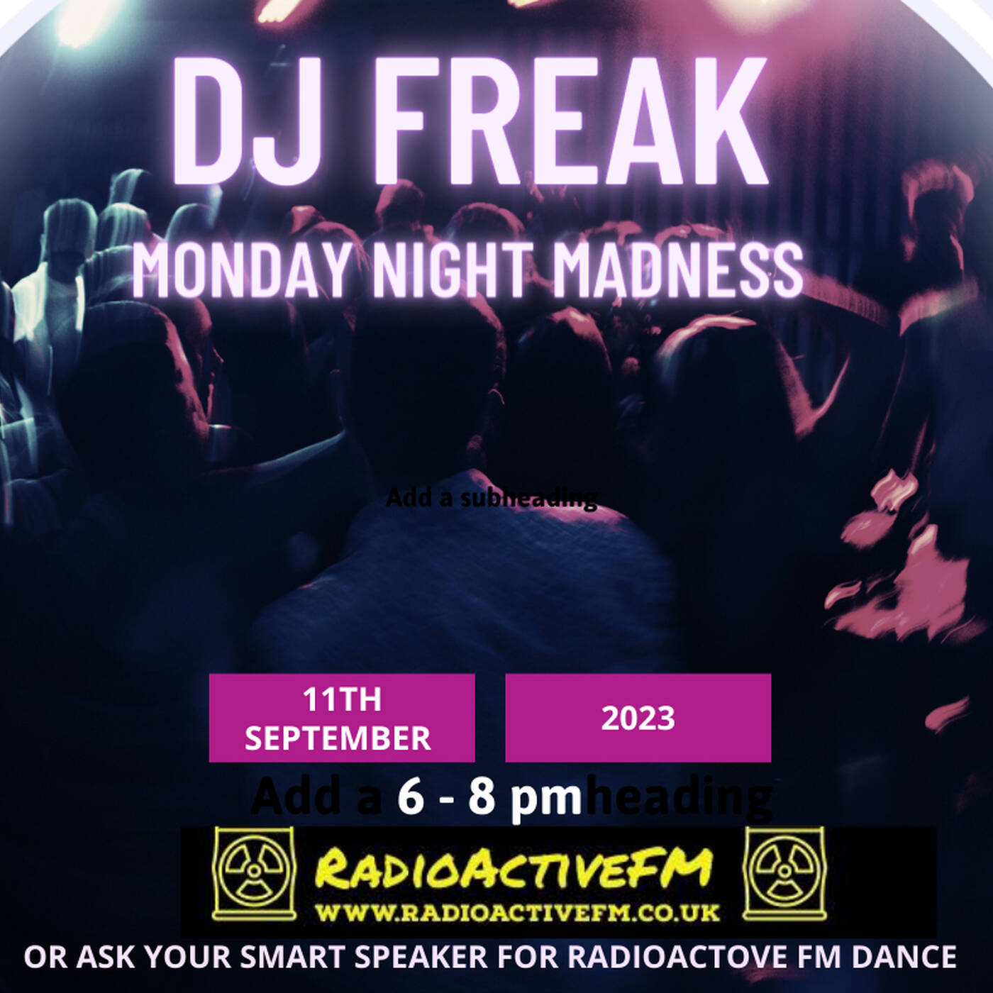 DJ Freak Monday Night Madness 11.9.23 episode artwork