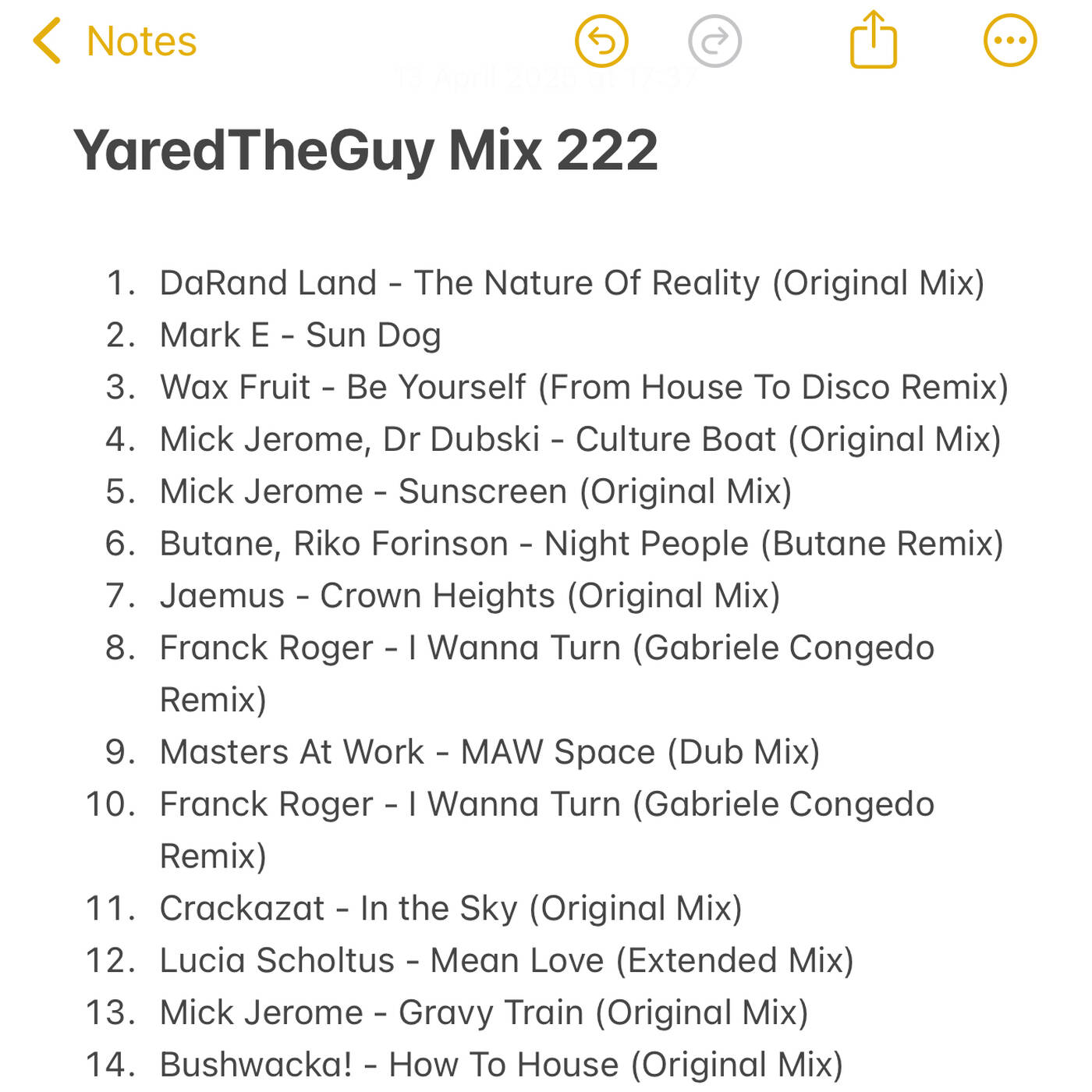 YaredTheGuy Mix 222 episode artwork