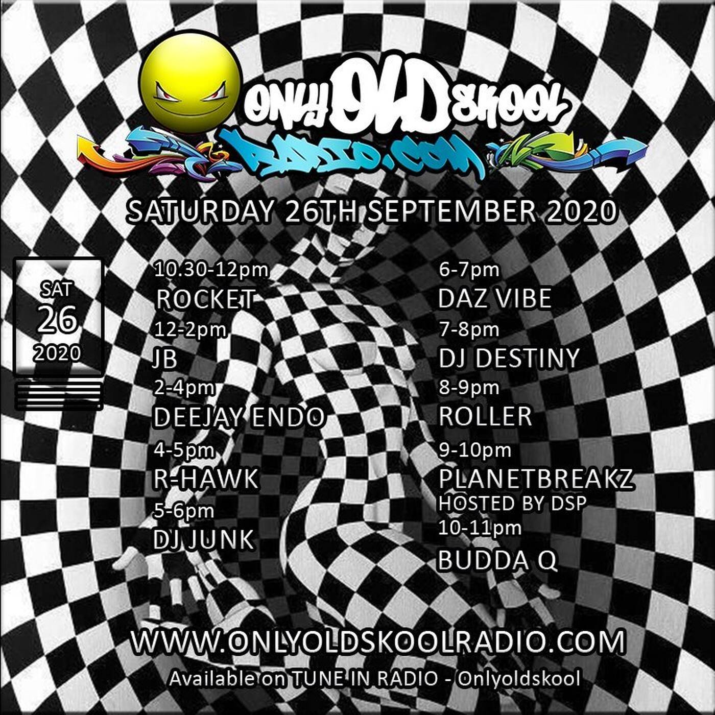 DJ R-Hawk - 1993 Hardcore Junglism - 26 Sep 2020 - Only Oldskool Radio episode artwork