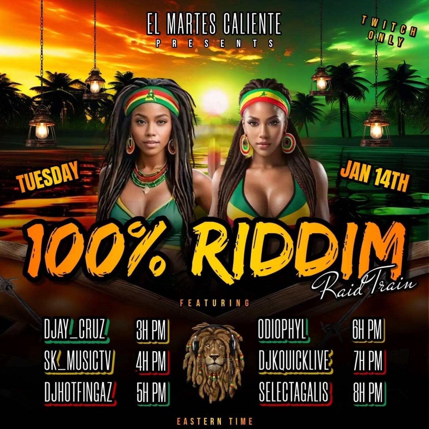 ELMARTESCALIENTE100%RIDDIMSRAIDTRAINHosted By @djhotfingaz 7-8PMEST‼️ | (JAN 14, 2025) episode artwork