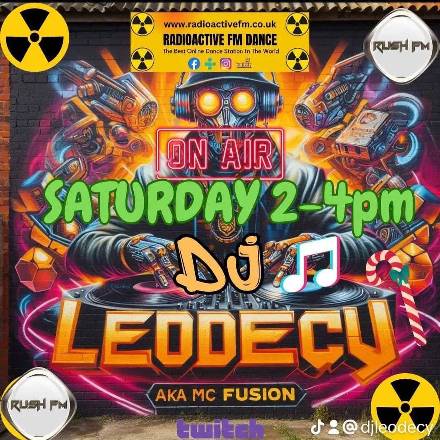 Leodecy Live, Rush Tv B2b Radioactive Fm, 19.10.24, 2-4pm, Suburban Base B2b Slammin' Vinyl, '93-'94 Old Skool Hardcore Junglism episode artwork