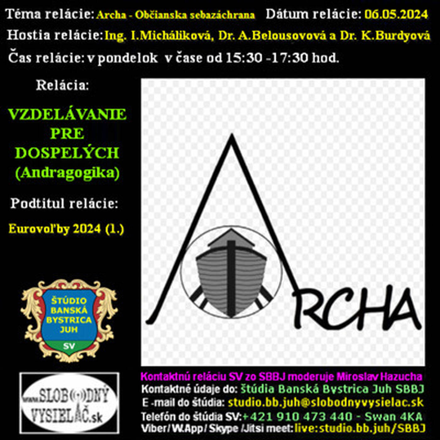 Vzdelávanie pre dospelých 400 - 2024-05-06 Eurovoľby 2024 (1.) episode artwork