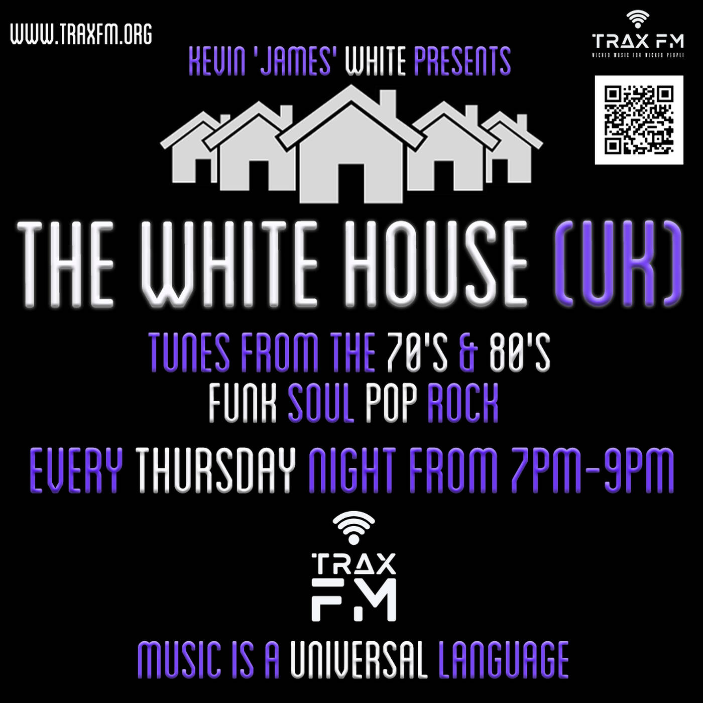 Kev White's The White House Show Replay On www.traxfm.org - 5th January 2023 episode artwork