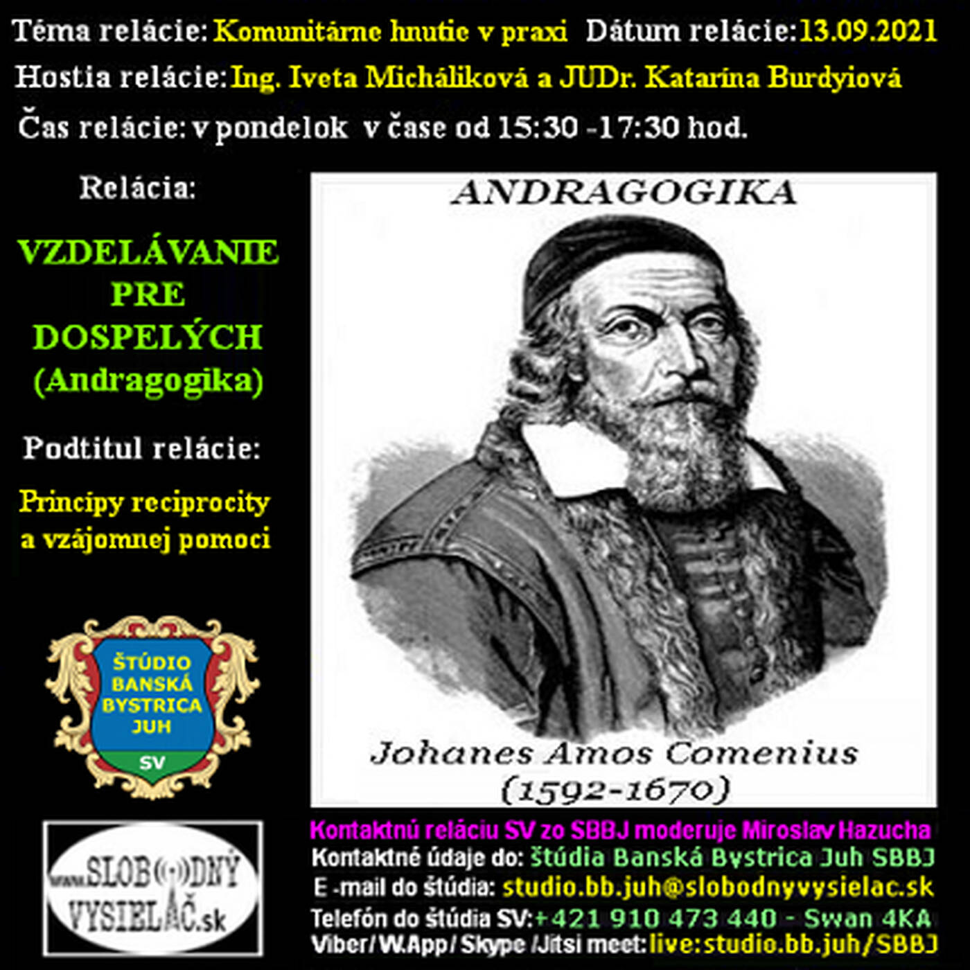 Vzdelávanie pre dospelých 265 - 2021-09-13 Komunitárne hnutie v praxi episode artwork
