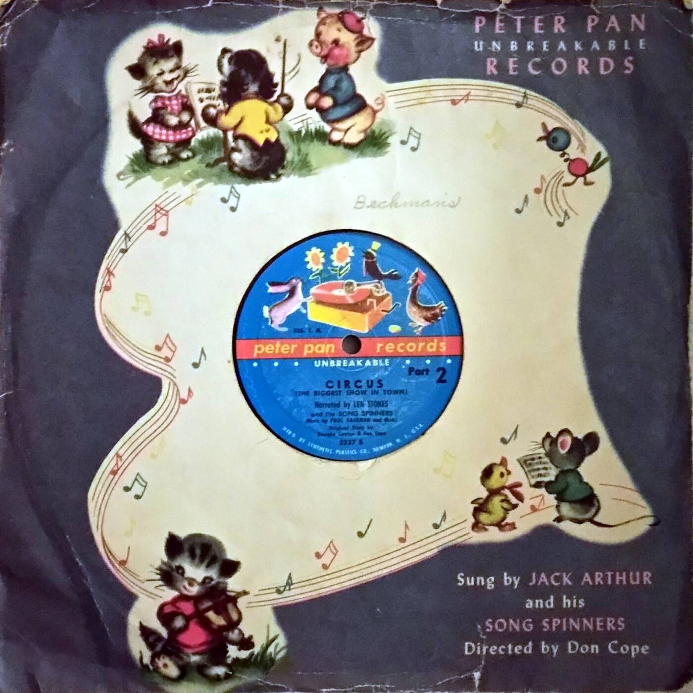 78 Len Stokes And The Song Spinners - The Circus The Biggest Show In Town (1949 Peter Pan Records) episode artwork