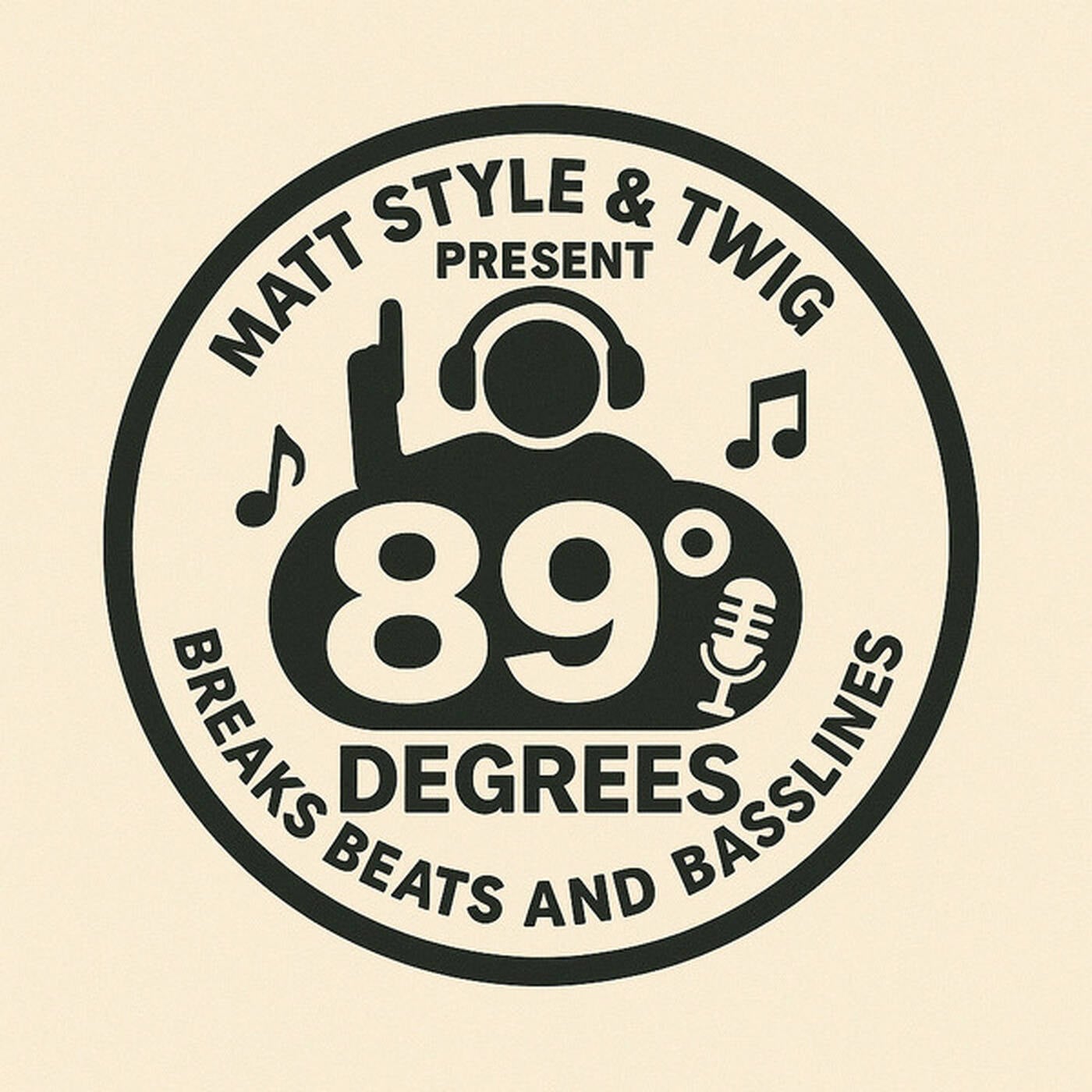 Matt Style, Bluey & DJ Swift Hosted By Twig - 89 Degrees Breaks Beats & Basslines - Cutters Choice Radio#14 episode artwork