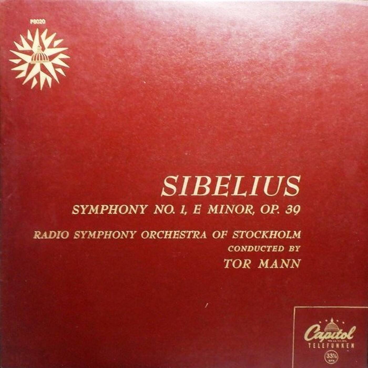 78 - Sibelius & Tor Mann & Stockholm Radio Orchestra ‎– Symphony No 1 In E Minor Op 39 (1942) episode artwork