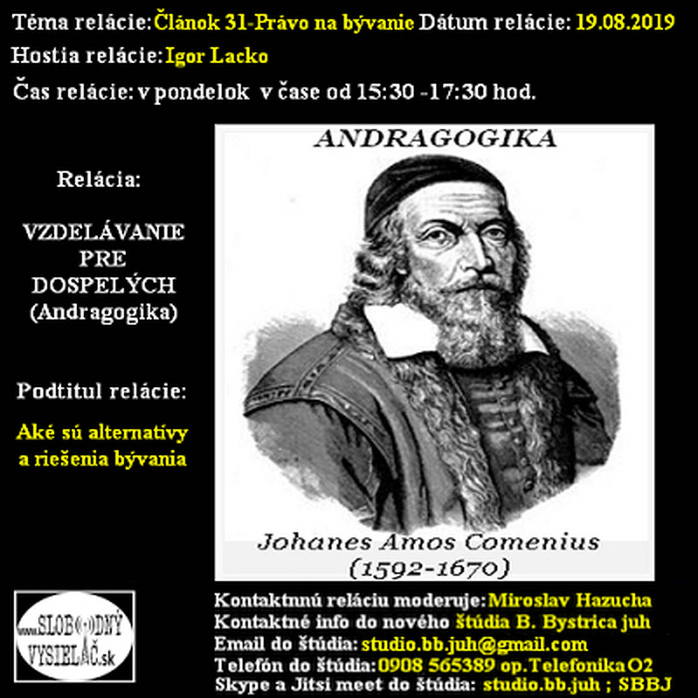 Vzdelávanie pre dospelých 158 - 2019-08-19 Článok 31 ESCHR – Právo na bývanie... episode artwork