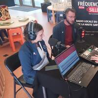 Coline Beurnez &amp; Steven Lavaud - organisateurs caravane terre de jeux 2024 by Frequence Sillé