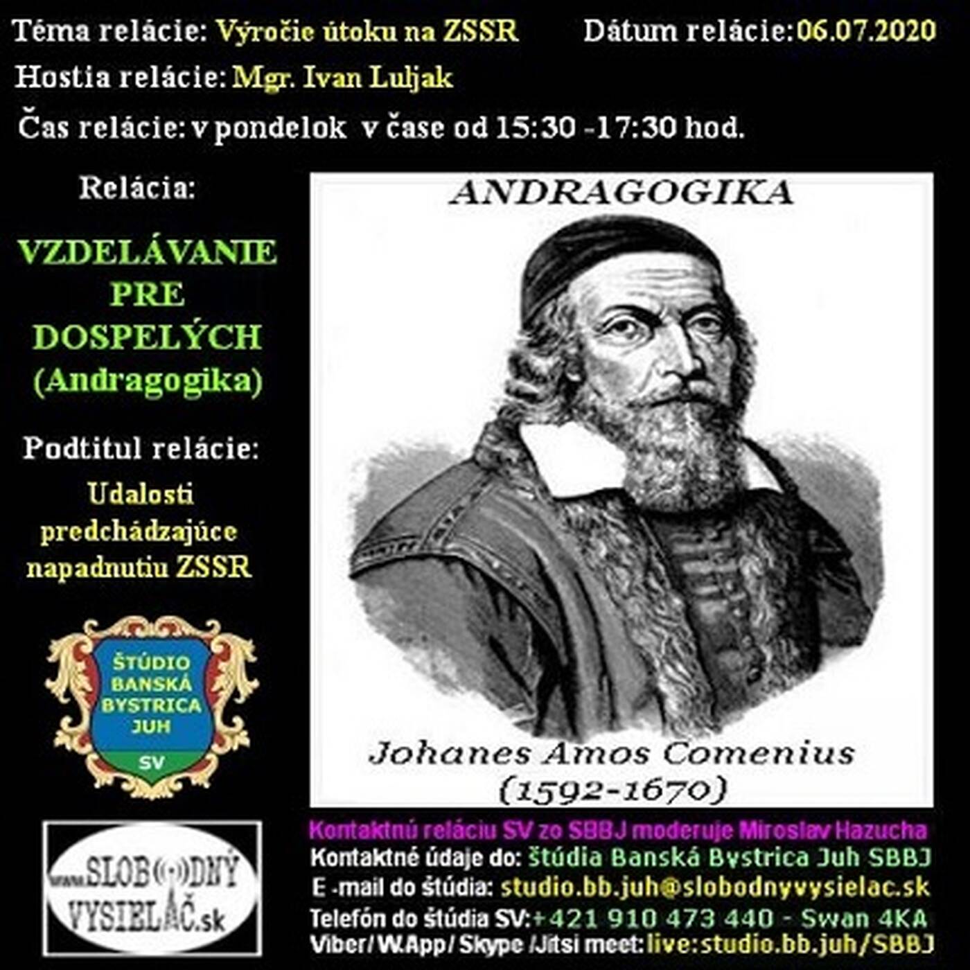 Vzdelávanie pre dospelých 204 - 2020-07-06 Výročie útoku na ZSSR episode artwork