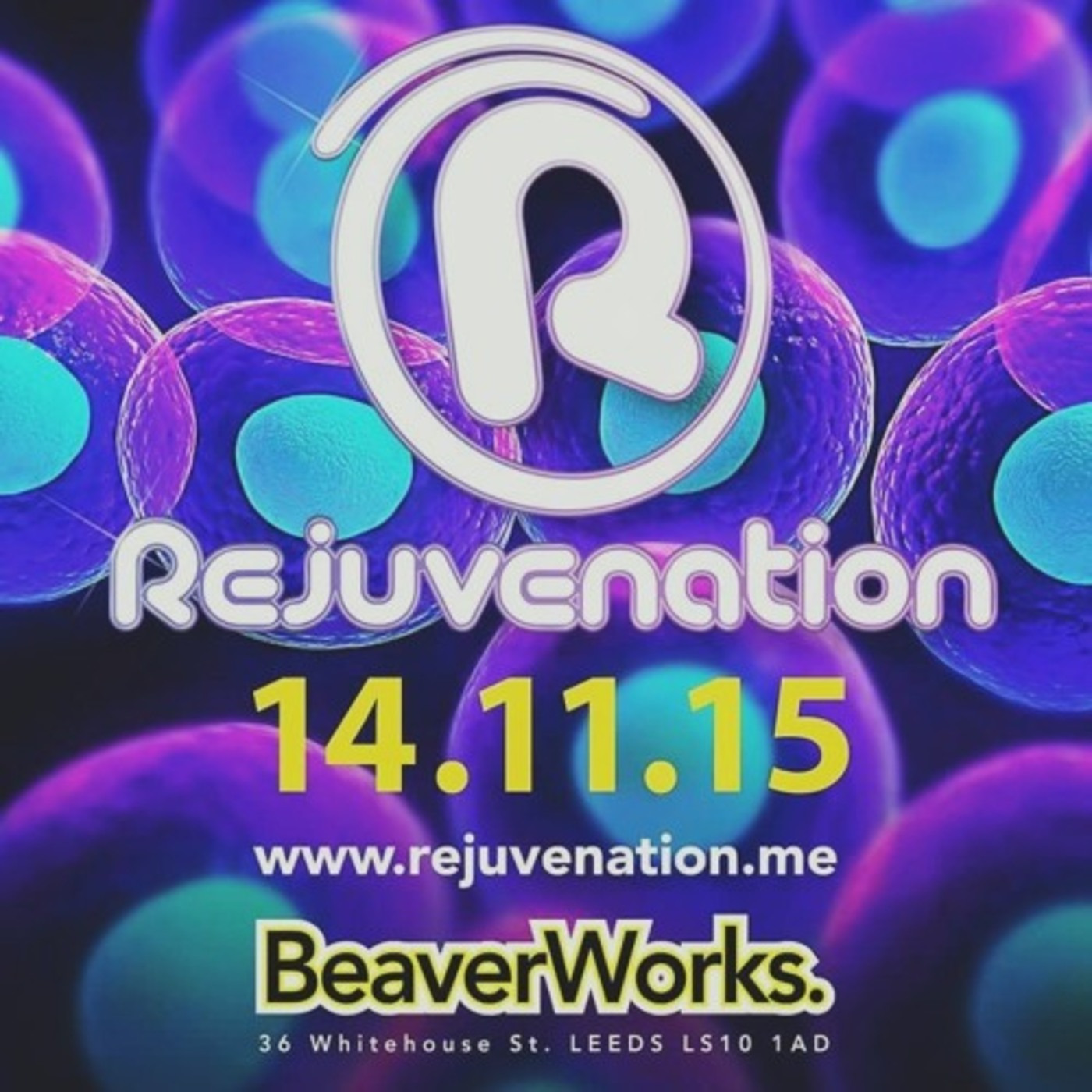 CJ Huckerby @ Rejuvenation 13, Beaverworks, Leeds - 14/11/15 (TRANCE & HARD DANCE CLASSICS)