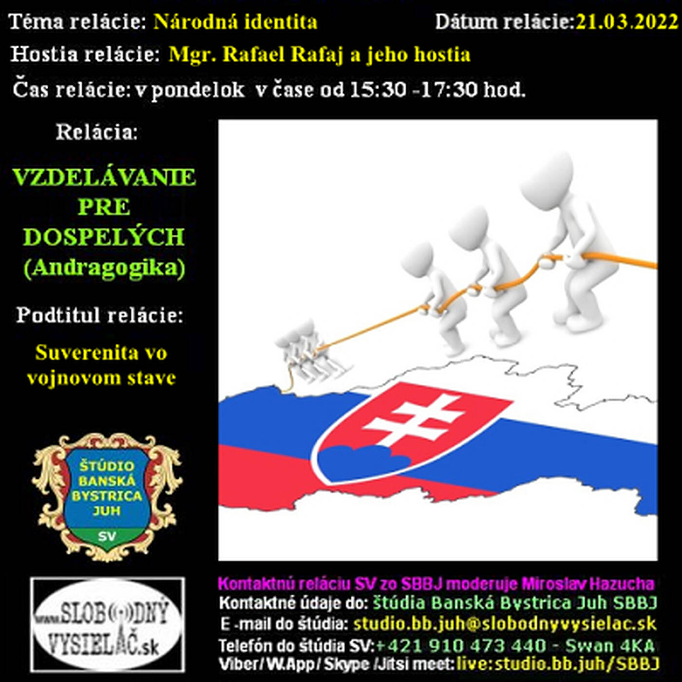 Vzdelávanie pre dospelých 292 - 2022-03-21 Národná identita episode artwork