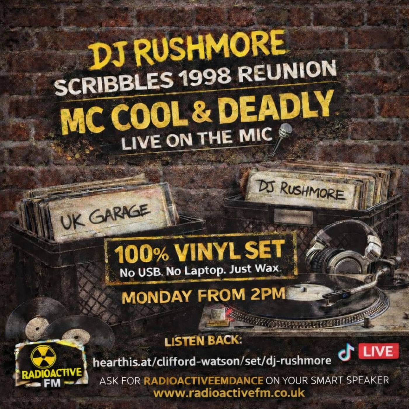 23'02'26 DJ RUSHMORE presents THE RUSH HOUR live on www.radioactivefm.co.uk