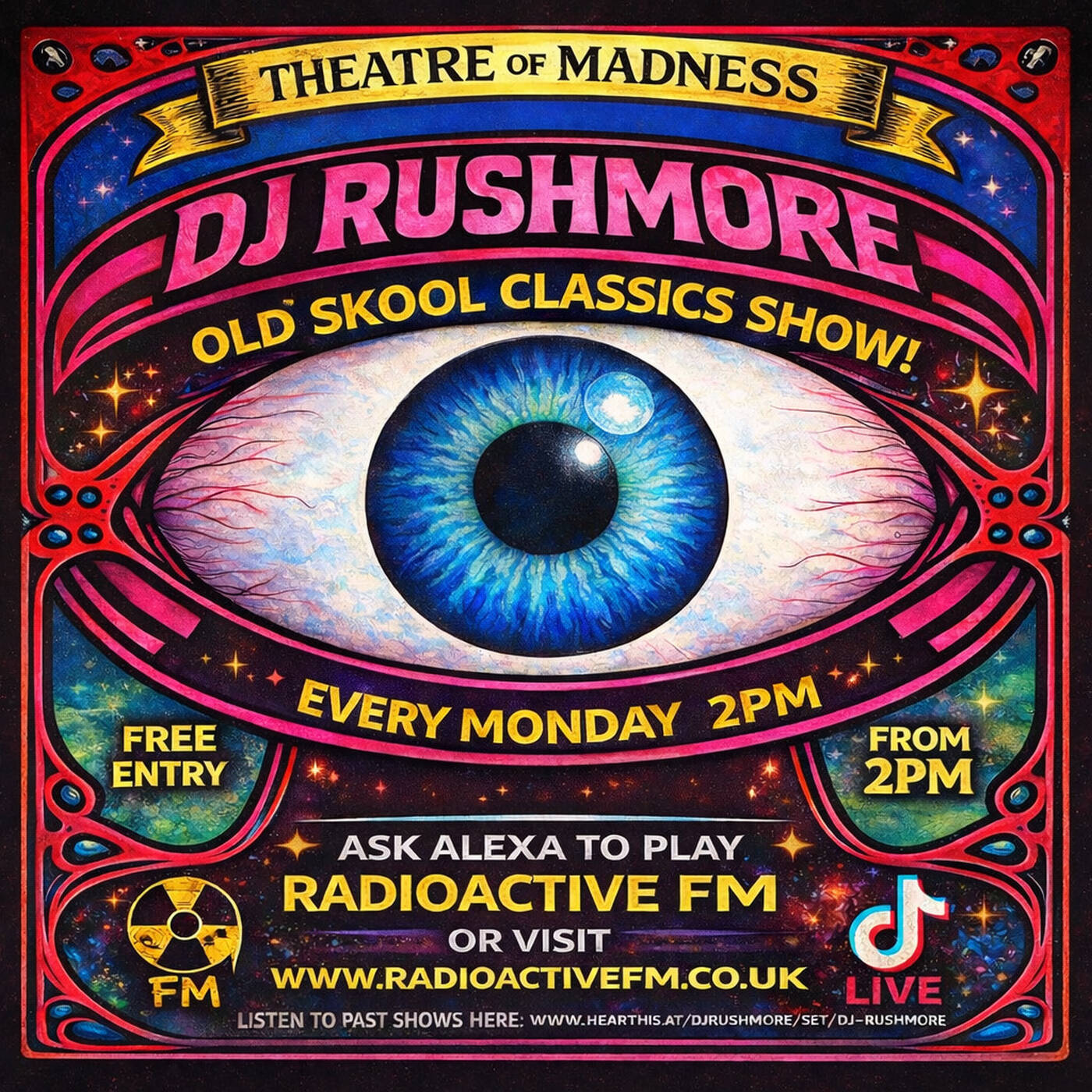 13'04'26  DJ RUSHMORE presents   live on www.radioactivefm.co.uk episode artwork