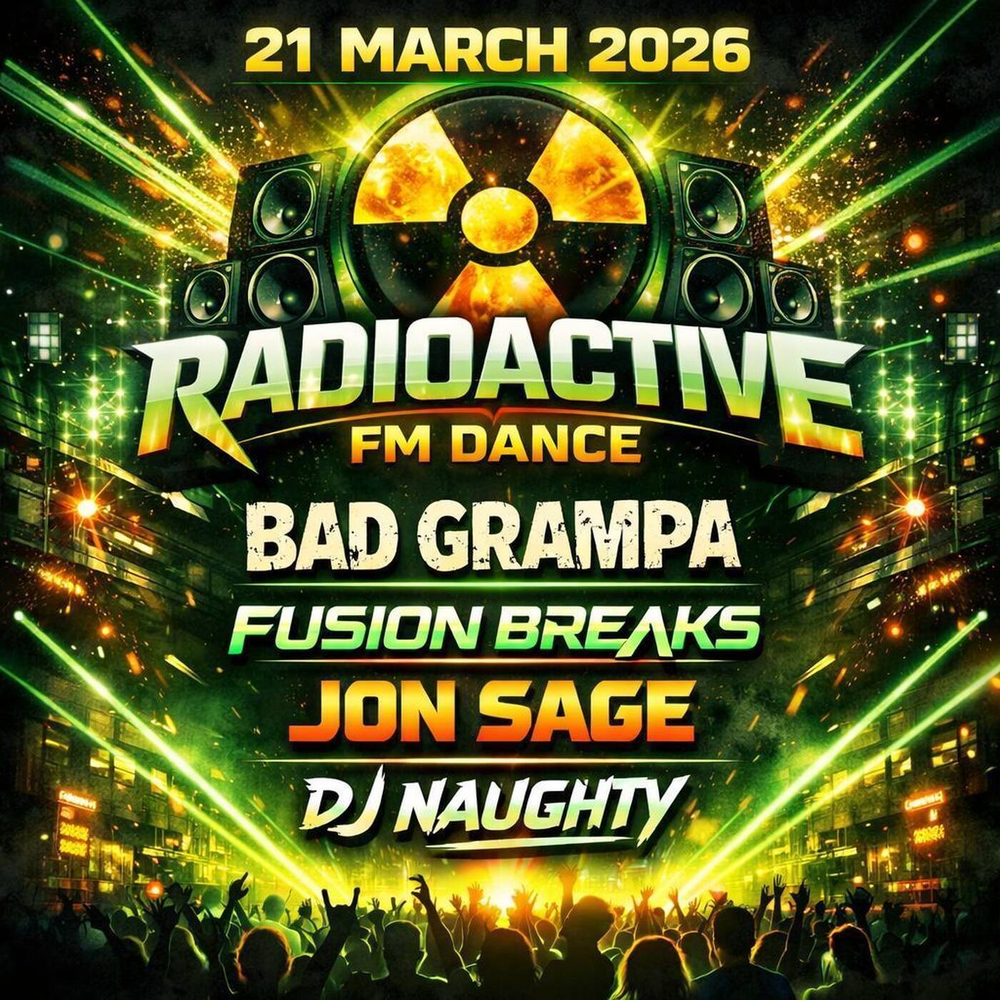Radioactive Fm - 21/03/2026 - Bad Grampa - Fusion Breaks - Jon Sage - Dj Naughty episode artwork