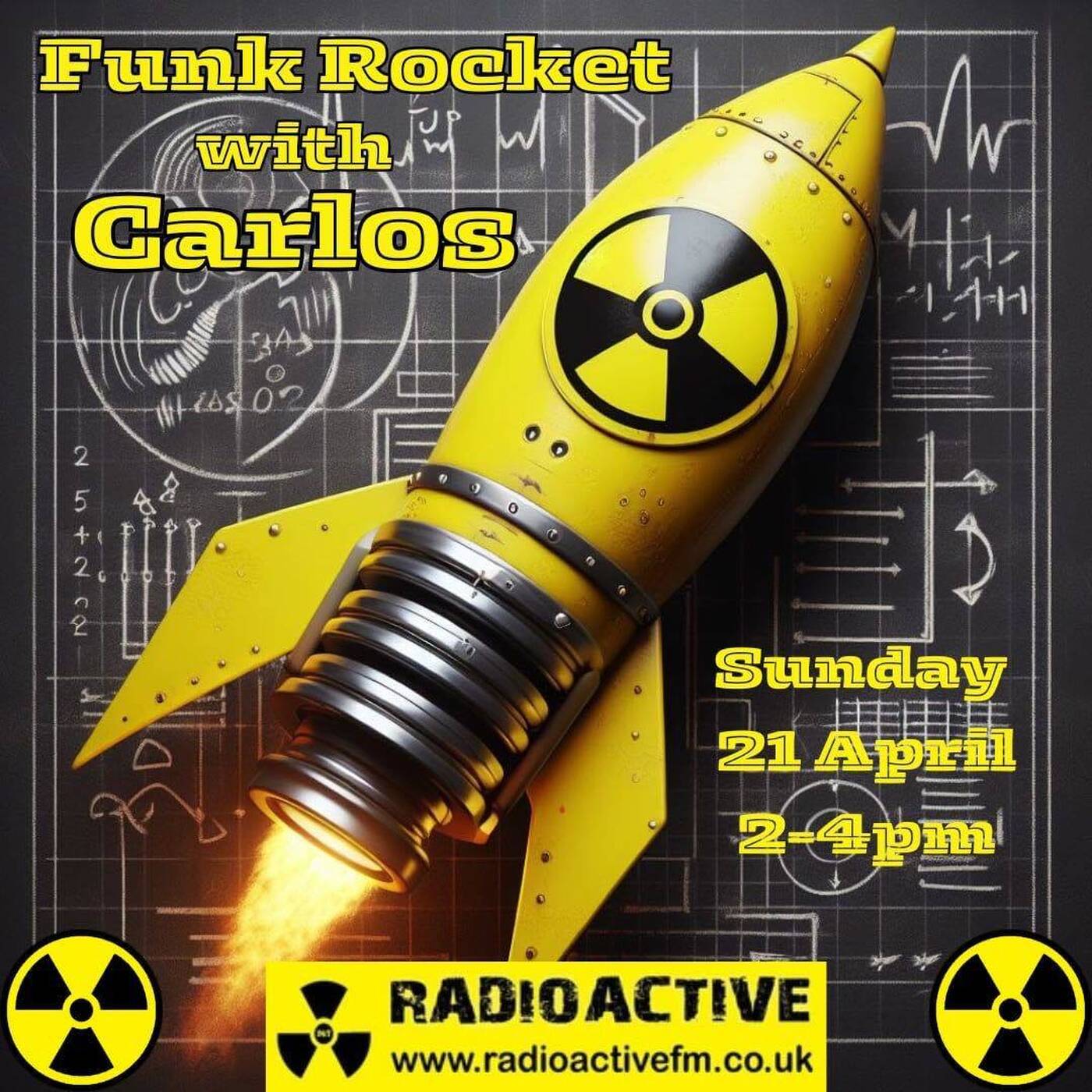Carlos Funk Rocket no 1 on Radioactive FM. 21 4 24 episode artwork