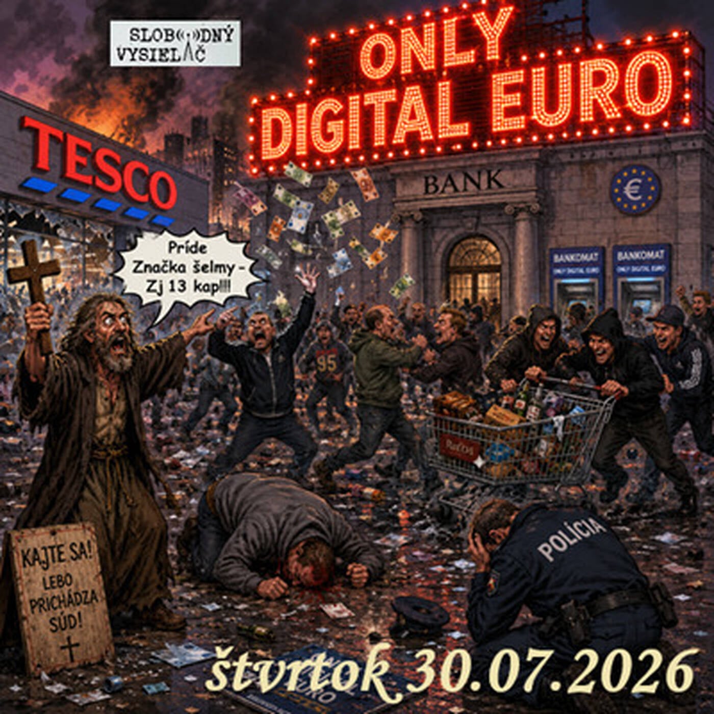 Spirituálny kapitál 628 - 2026-07-30 „Hotovosť náhle skončí. Falošný prorok začne.“