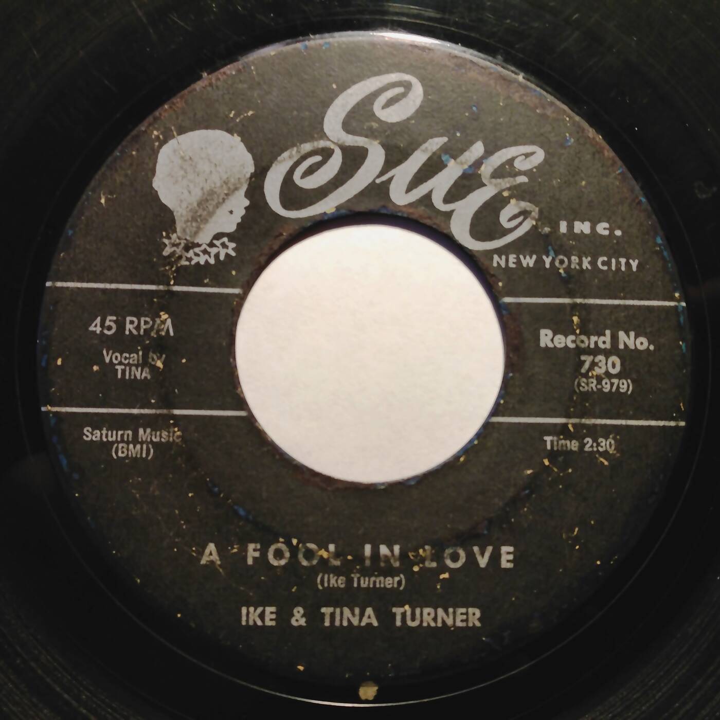 45 Ike & Tina Turner - A Fool In Love & The Way You Love Me (Sue Records 730 Mono Year 1960) episode artwork
