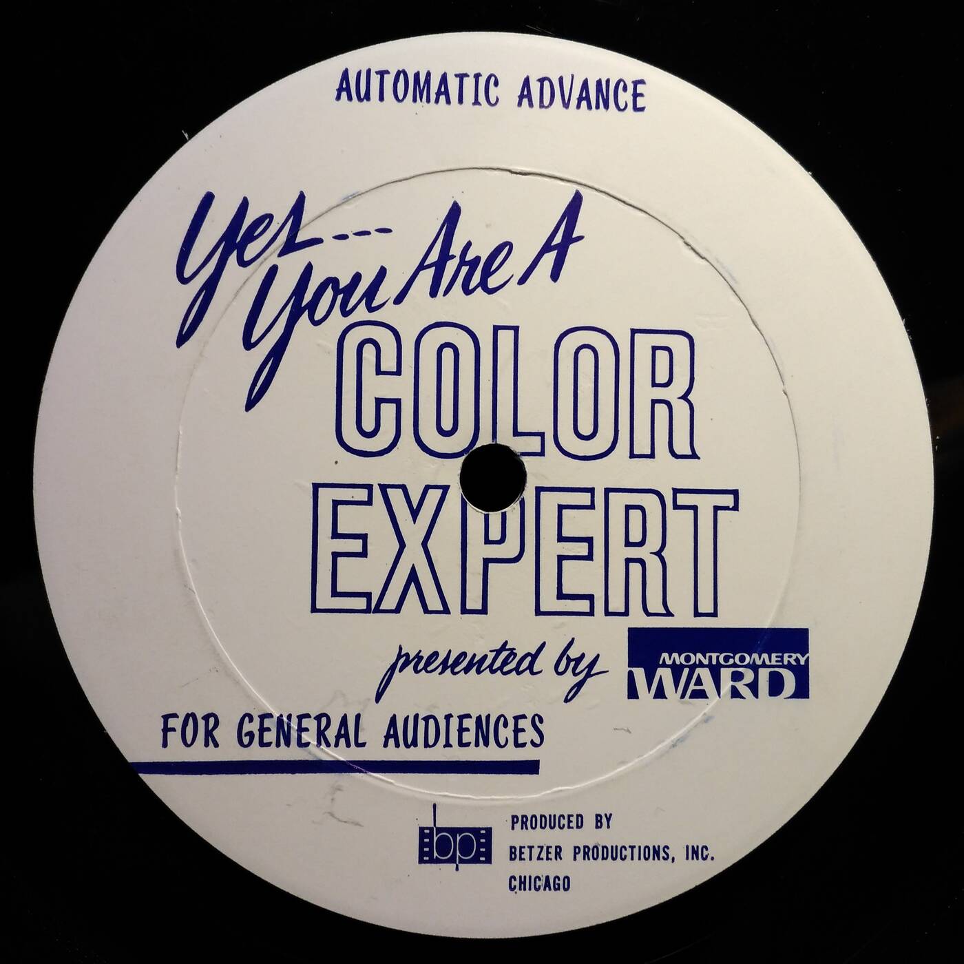 Montgomery Ward - Yes You Are A Color Expert (Automatic Advance) episode artwork