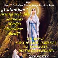 Draudzes kora "Columbae" 20 gadu jubileja | Koncerts Dievmātes godam | Rīgas Vissv. Trīsvienības baznīca | 08.09.2024 by Radio Marija Latvija