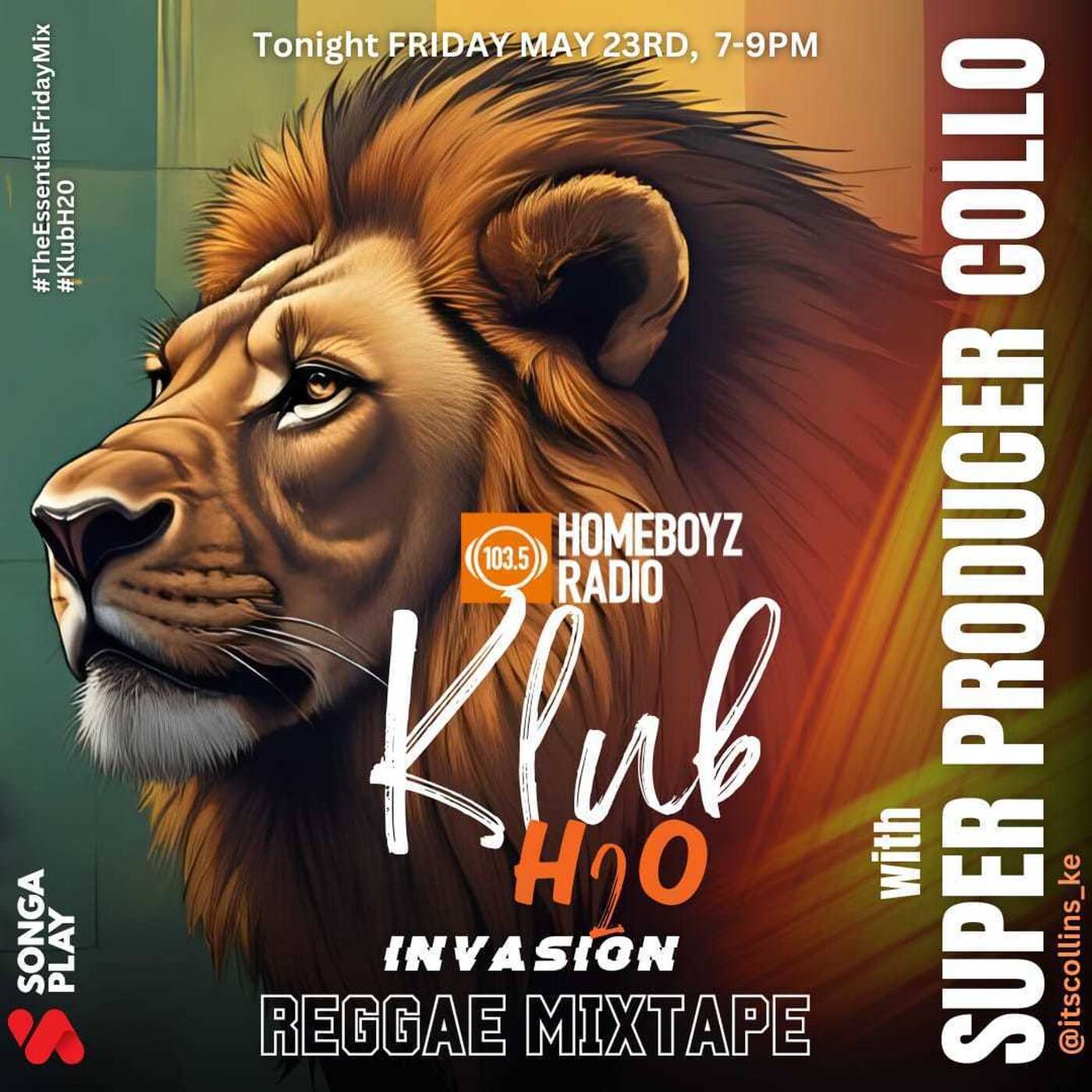 EP 44: REGGAE MIX ON KLUB H20 23052025 |HOMEBOYZ RADIO episode artwork