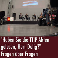 "Haben Sie die TTIP Akten gelesen, Herr Dulig?" | Fragen über Fragen (16.11.2015) by eingeschenkt.tv