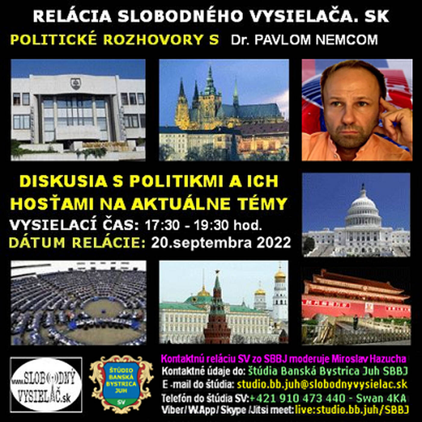 Politické rozhovory 137 - 2022-09-20 Dr. Pavol Nemec episode artwork