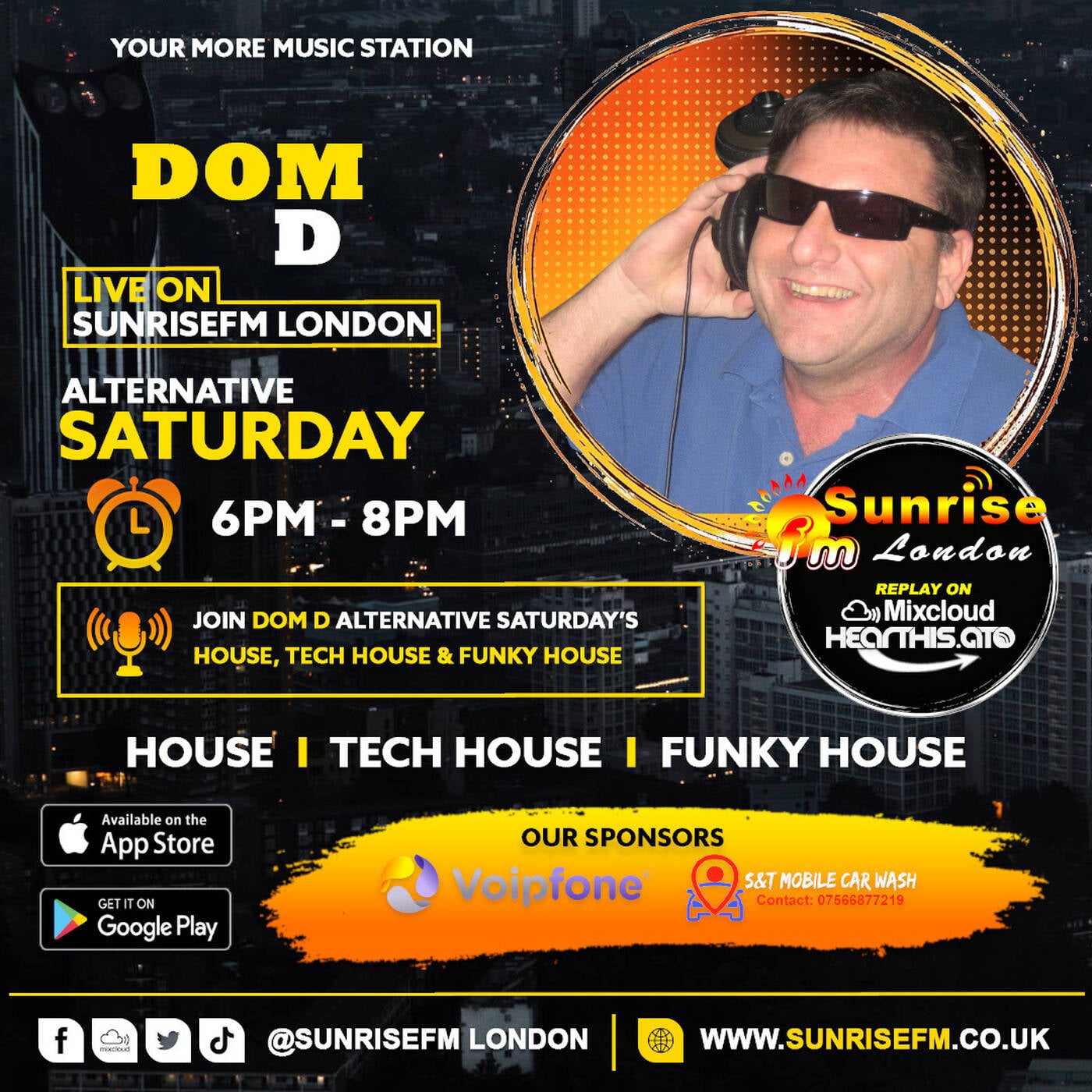 Dom D - Sat 15th Aug 2026 episode artwork