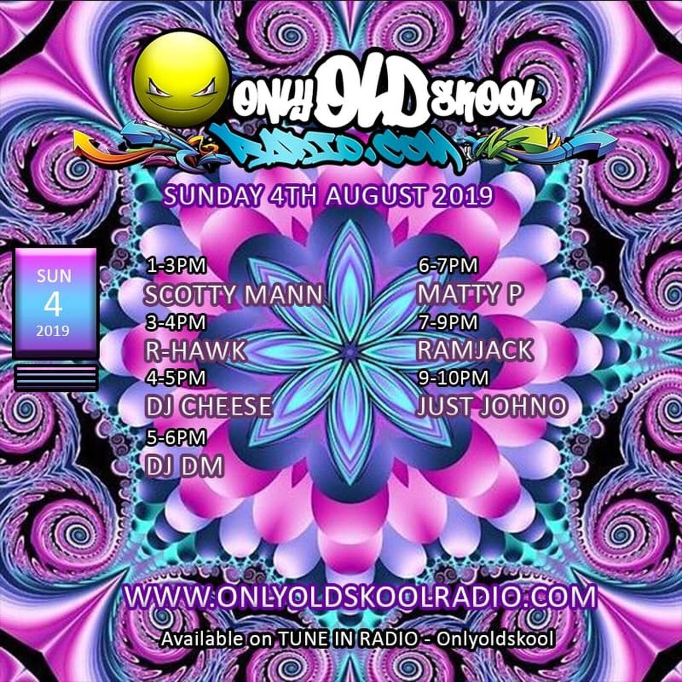 DJ R-Hawk More Chilled Jungle Only Oldskool Radio 4th August 2019 episode artwork