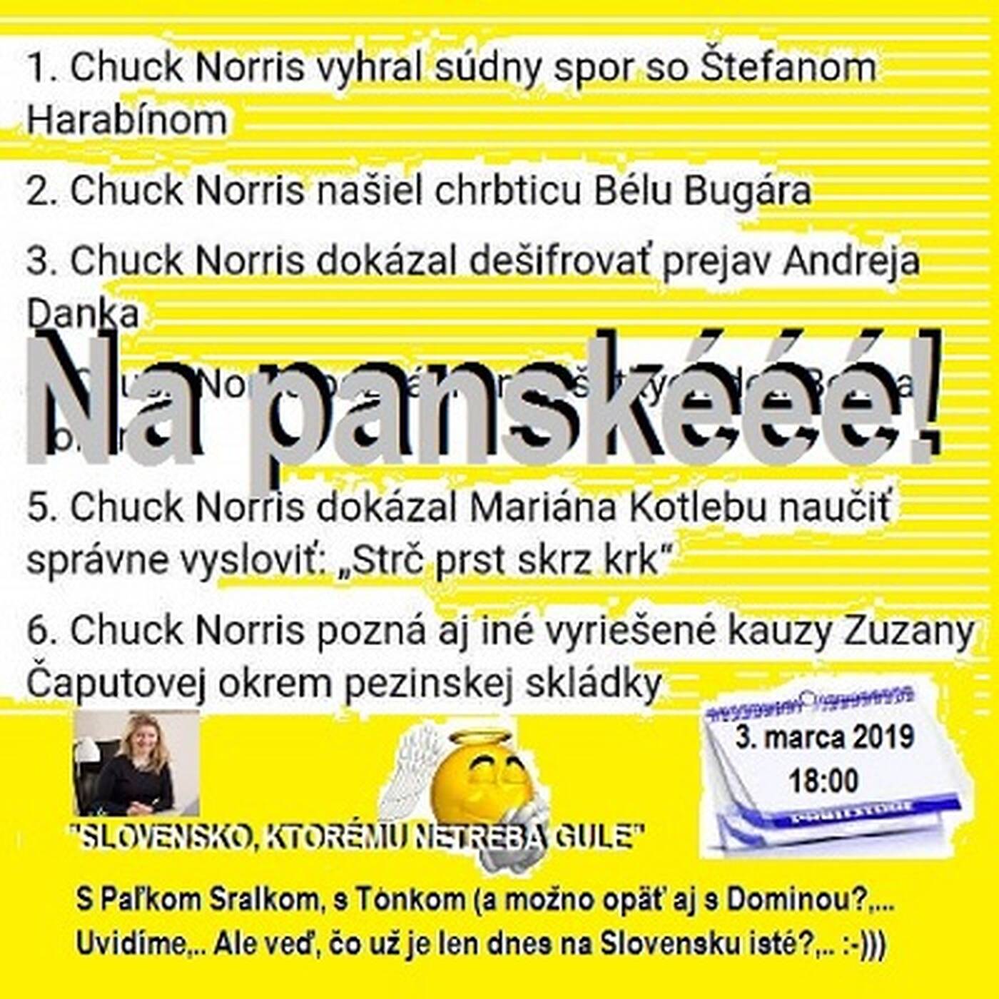 Na panské - 2019-03-03 humoristický týždenník 07/2019 episode artwork