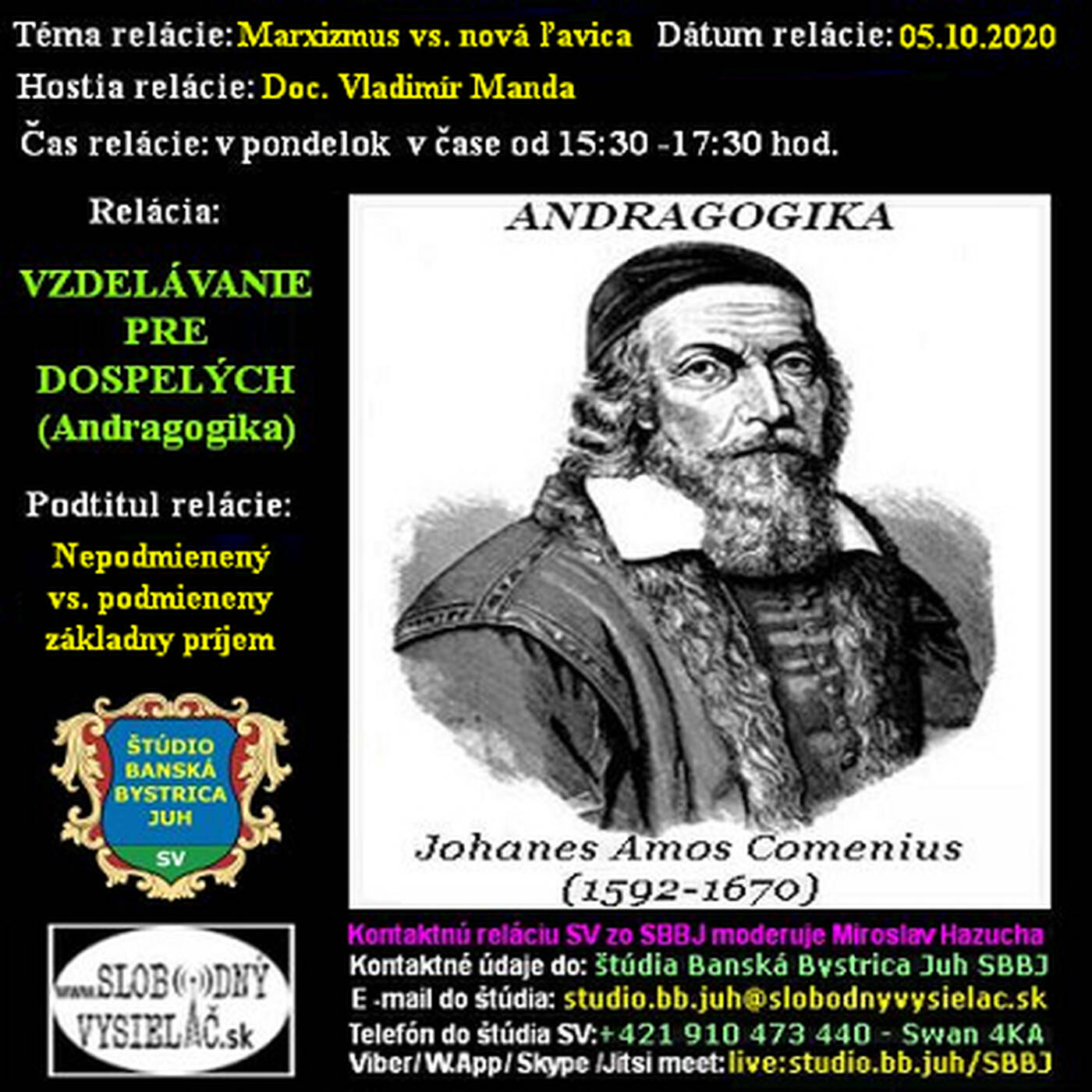 Vzdelávanie pre dospelých 217 - 2020-10-05 Marxizmus vs. nová ľavica episode artwork