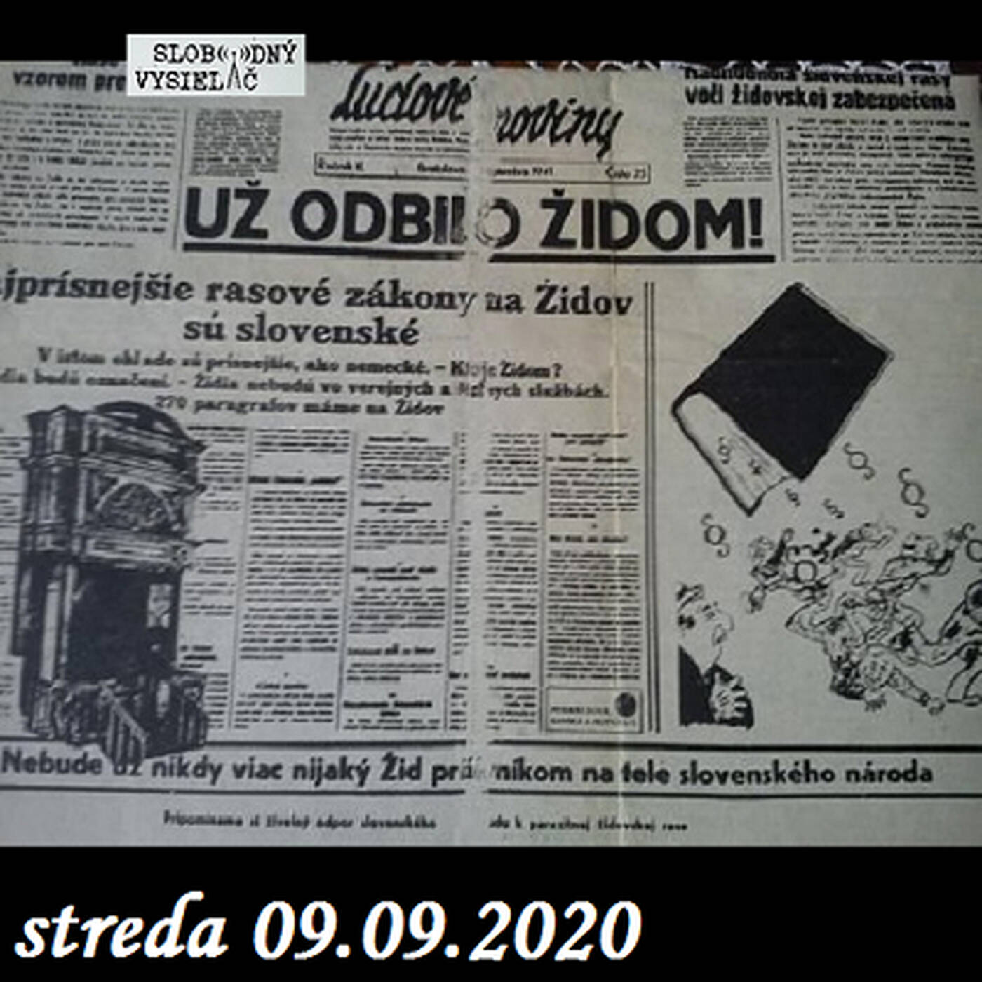 V prvej línii - 2020-09-09 Norimberské zákony v Nemecku a slovenská odozva v podobe Židovského kódexu episode artwork